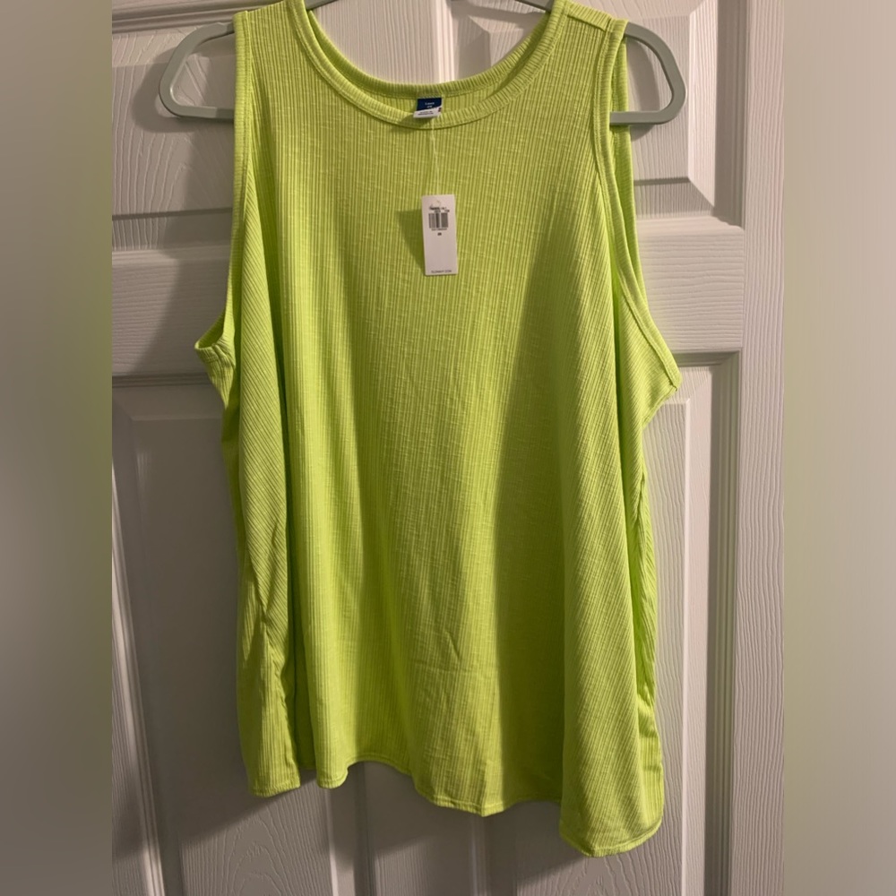 2X Old Navy Lime Green Sleeveless Top